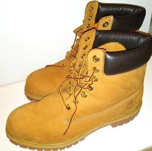 Timberland boots size 11 wheat tan EUC